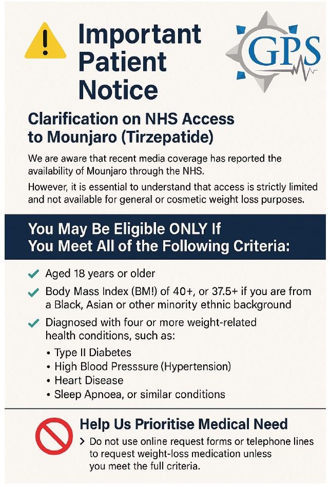 Patient Notice Poster